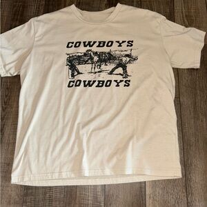 Men's Cream Graphic T-Shirt